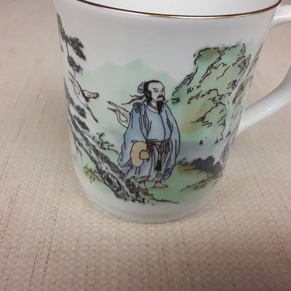 Asian Art Coffee Tea Mug